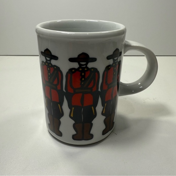 Marc Tetro RCM Mounties Design Ceramic Coffee Mug Canada Collectible - Picture 1 of 5